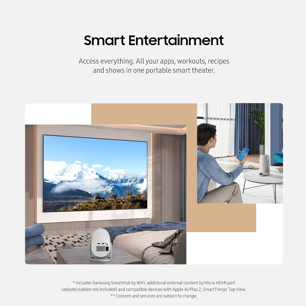 Lumi Beam Ultra HD Portable Projector